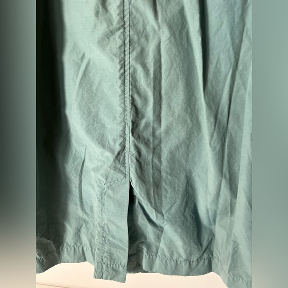 Eileen Fisher Organic Cotton/Nylon Jacket 2 Way Full Zip Blue Coat Womens XXS - Picture 7 of 16